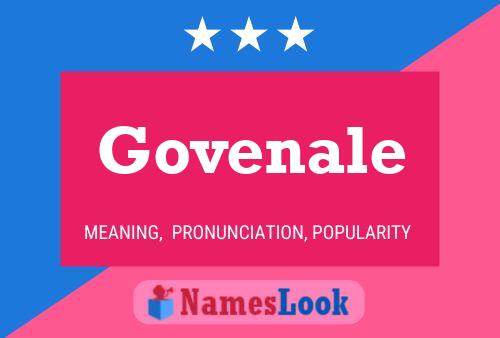 ملصق اسم Govenale