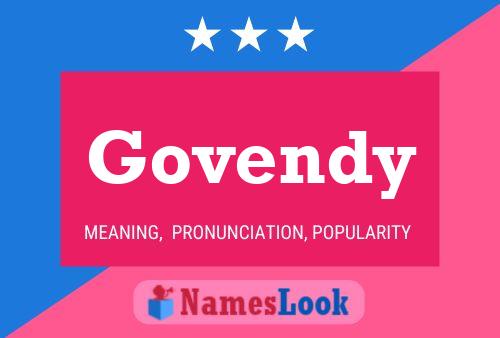 ملصق اسم Govendy