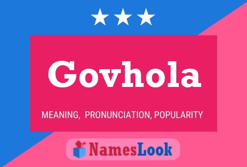 ملصق اسم Govhola