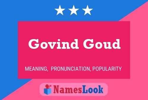 ملصق اسم Govind Goud