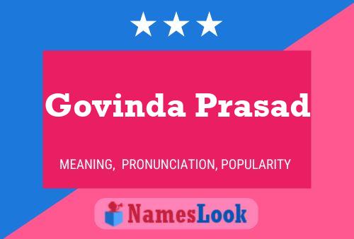 ملصق اسم Govinda Prasad