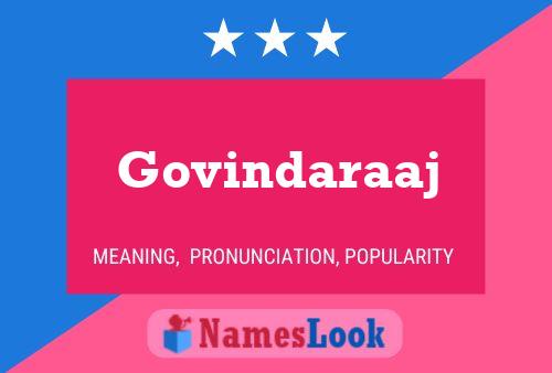 ملصق اسم Govindaraaj