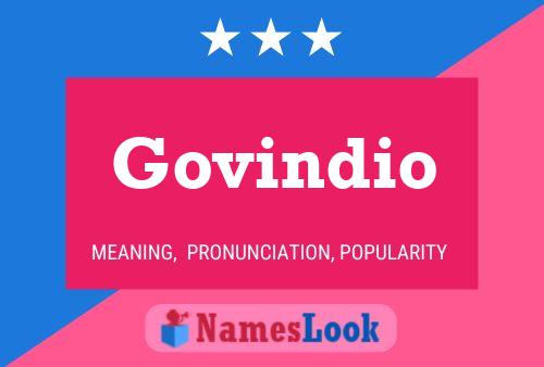 ملصق اسم Govindio