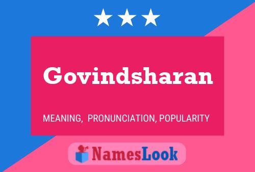 ملصق اسم Govindsharan