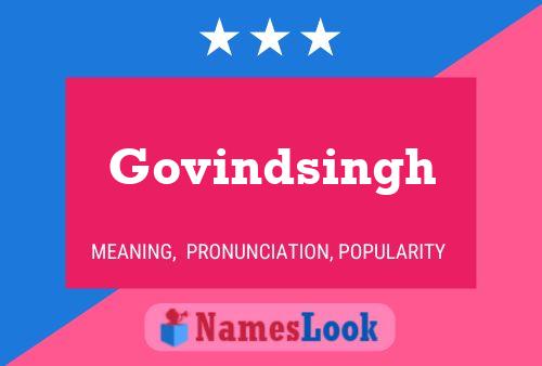 ملصق اسم Govindsingh