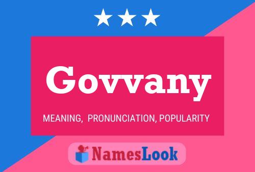 ملصق اسم Govvany