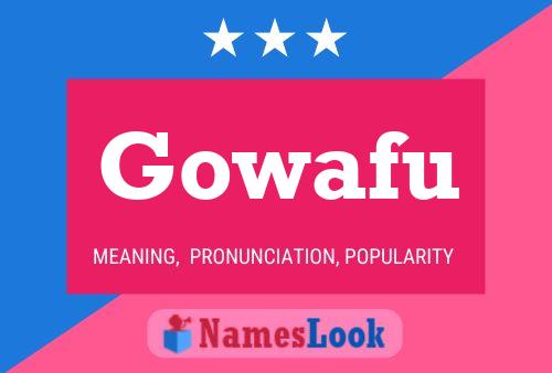 ملصق اسم Gowafu