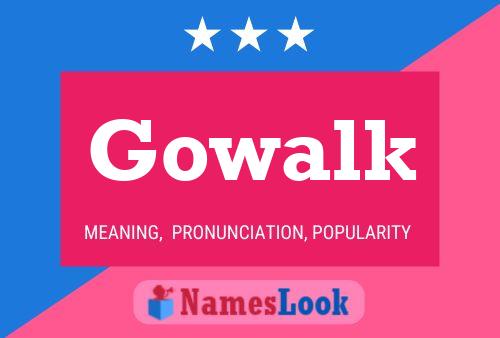 ملصق اسم Gowalk