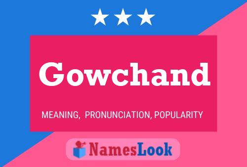 ملصق اسم Gowchand