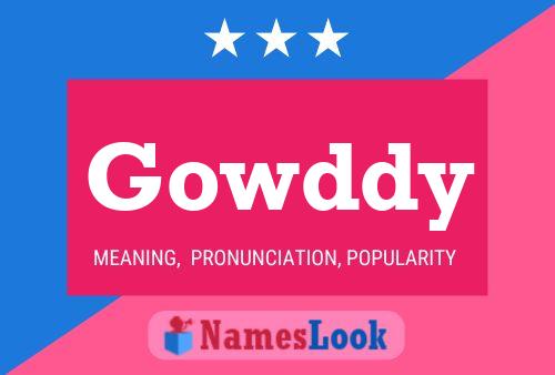 ملصق اسم Gowddy