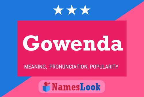 ملصق اسم Gowenda