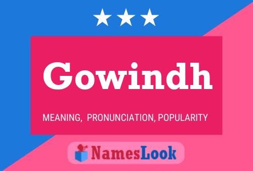 ملصق اسم Gowindh