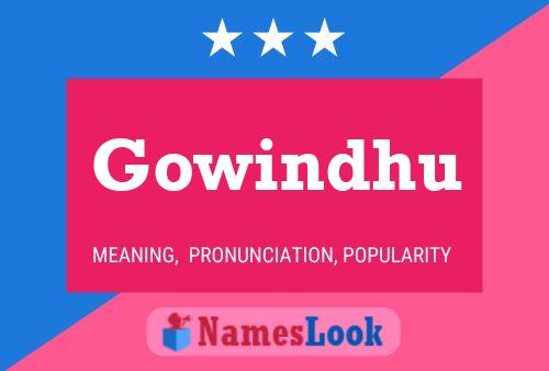 ملصق اسم Gowindhu