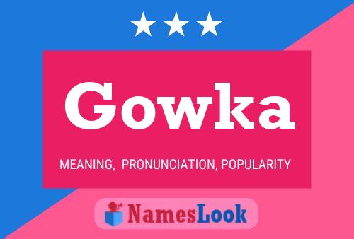 ملصق اسم Gowka