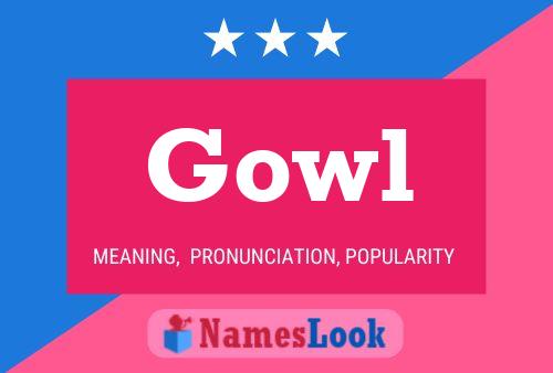 ملصق اسم Gowl