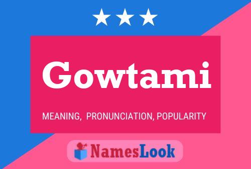 ملصق اسم Gowtami