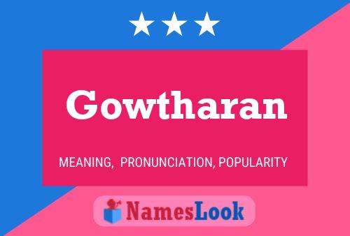 ملصق اسم Gowtharan