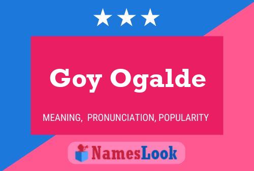 ملصق اسم Goy Ogalde