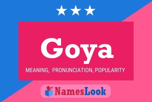 ملصق اسم Goya