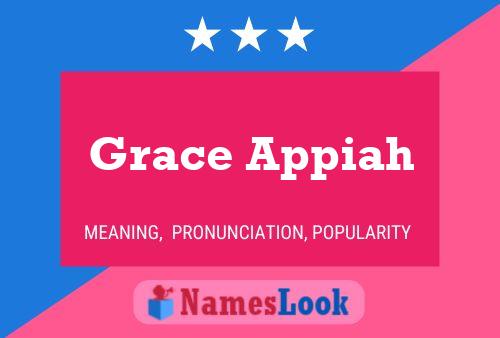 ملصق اسم Grace Appiah