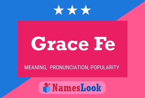 ملصق اسم Grace Fe