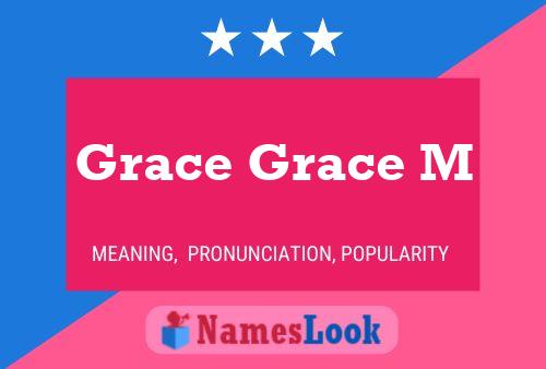 ملصق اسم Grace Grace M