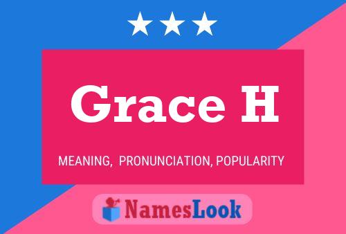 ملصق اسم Grace H