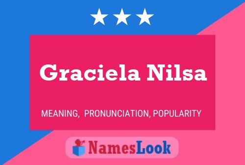 ملصق اسم Graciela Nilsa