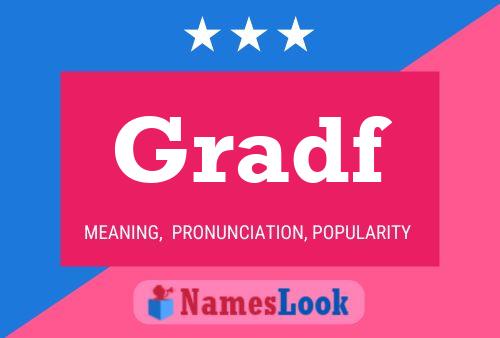 ملصق اسم Gradf