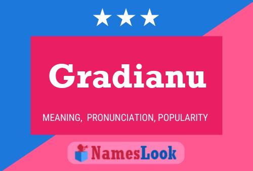 ملصق اسم Gradianu