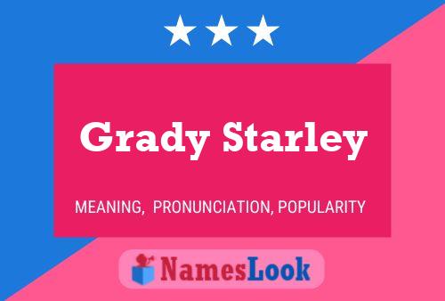 ملصق اسم Grady Starley