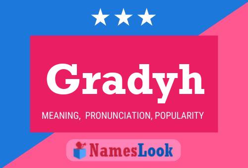 ملصق اسم Gradyh