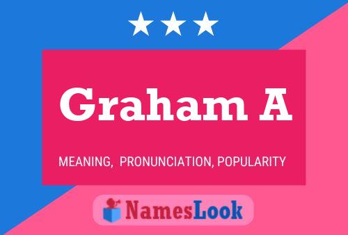 ملصق اسم Graham A