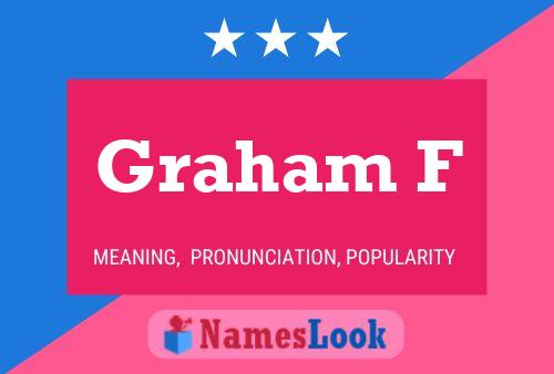 ملصق اسم Graham F