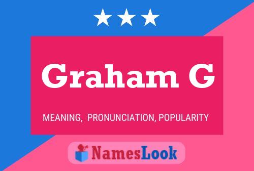 ملصق اسم Graham G