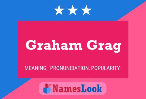 ملصق اسم Graham Grag