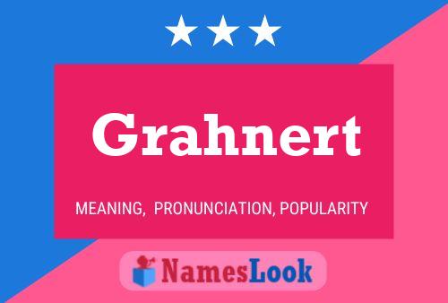 ملصق اسم Grahnert