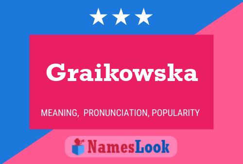 ملصق اسم Graikowska