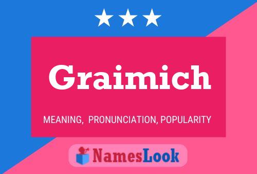 ملصق اسم Graimich