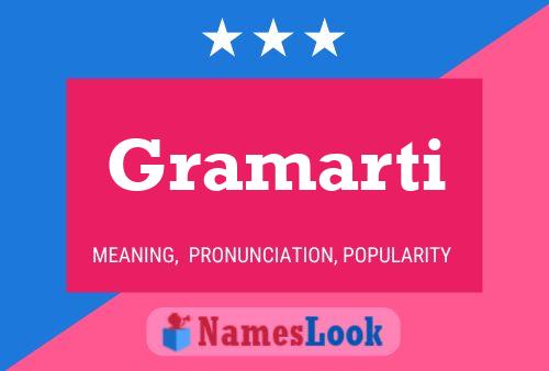 ملصق اسم Gramarti