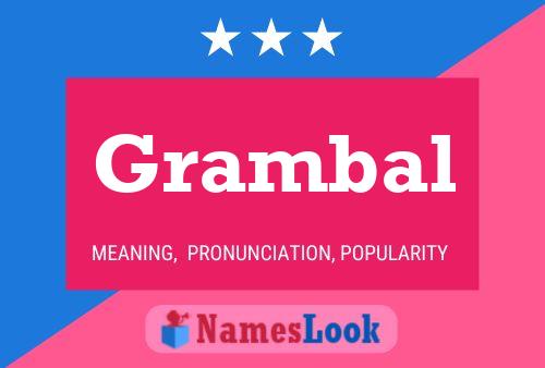 ملصق اسم Grambal