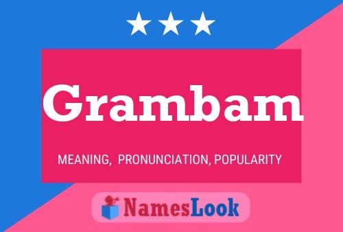 ملصق اسم Grambam