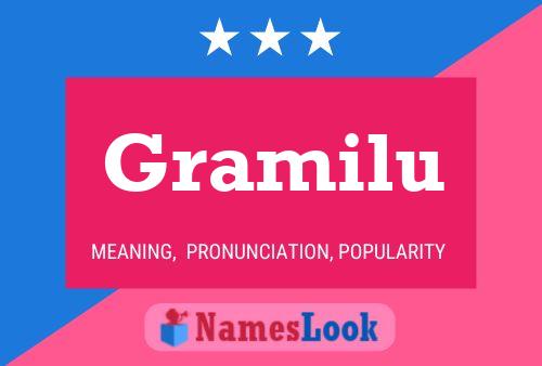 ملصق اسم Gramilu