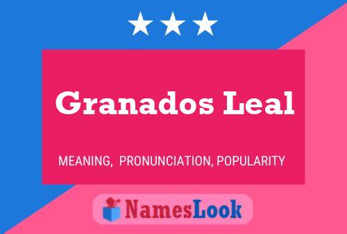 ملصق اسم Granados Leal