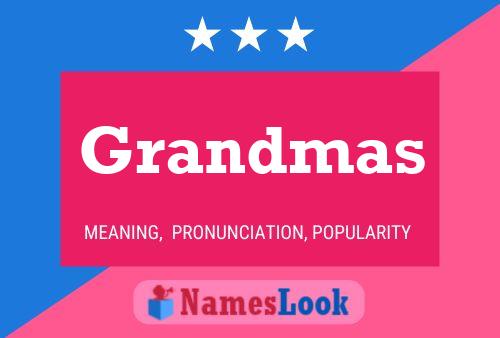 ملصق اسم Grandmas