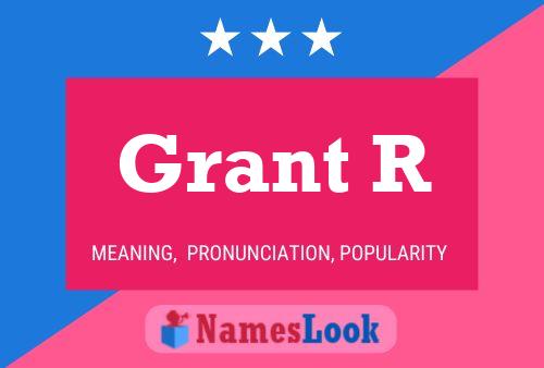 ملصق اسم Grant R