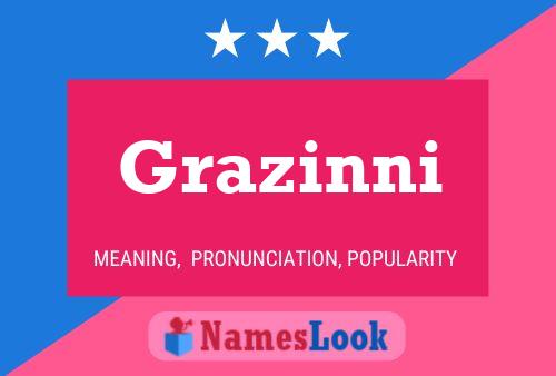 ملصق اسم Grazinni