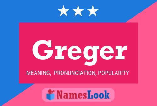 ملصق اسم Greger