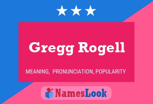 ملصق اسم Gregg Rogell