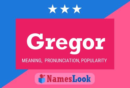 ملصق اسم Gregor